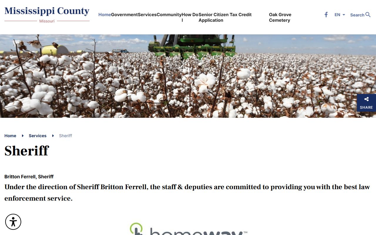 Mississippi County inmate population sheriff office roster contact page