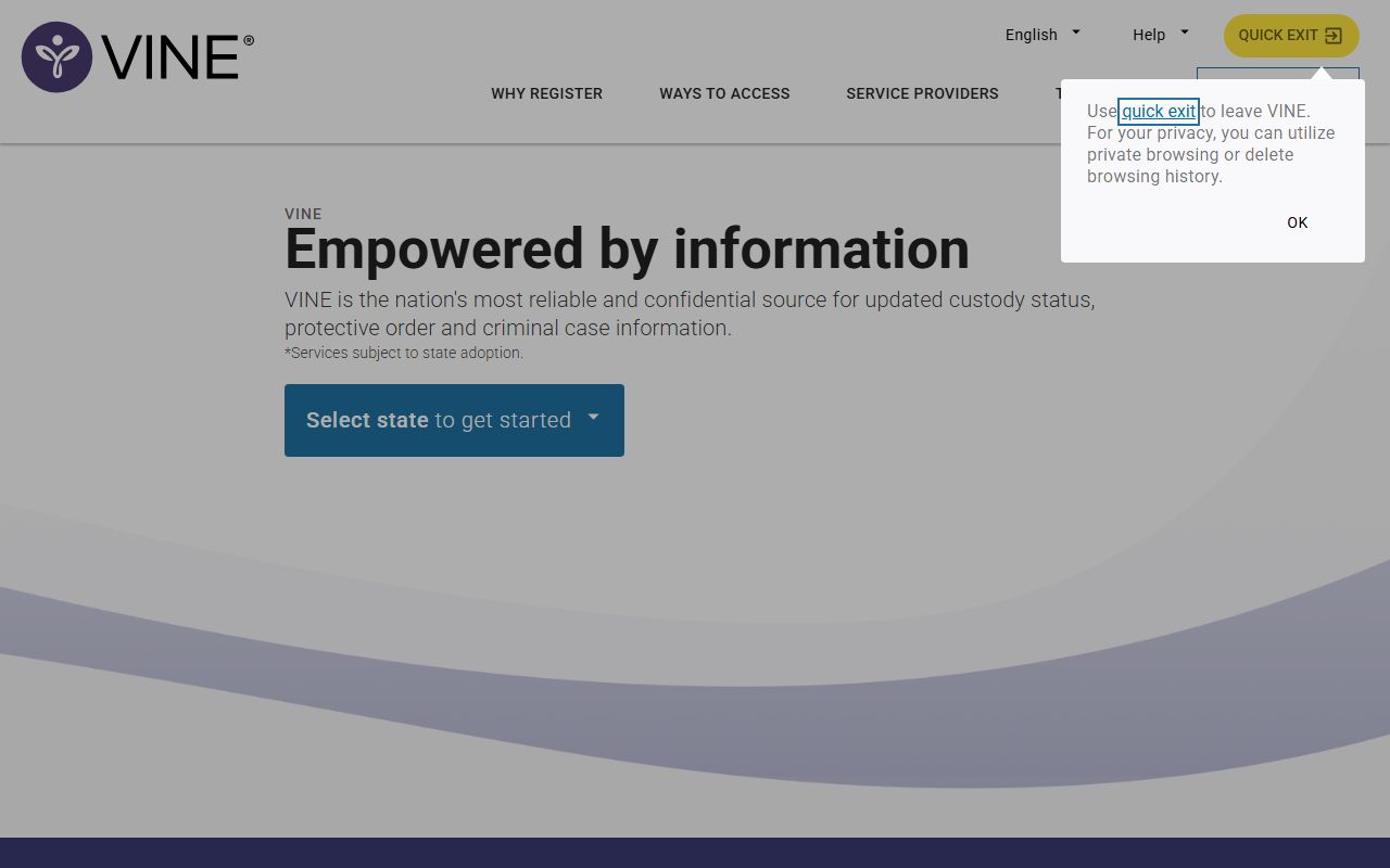 Mississippi County inmate population VINELink custody notification search
